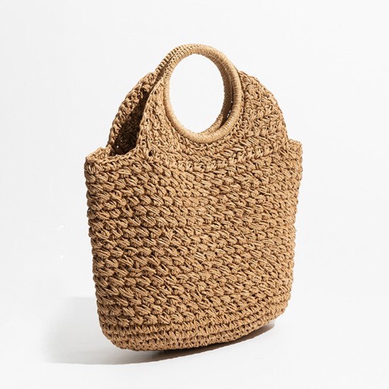 Straw bag handbag Woven bag Tote bag - Memoo.com