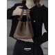 Womens bag Crossbody tote Bag Womens vegetable basket leather bucket bag - Memoo.com