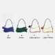 Leather womens bag Underarm bag cowhide shoulder crossbody bag Wave bag - Memoo.com