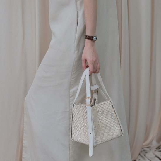 Straw lantern bag crossbody bag - Memoo.com