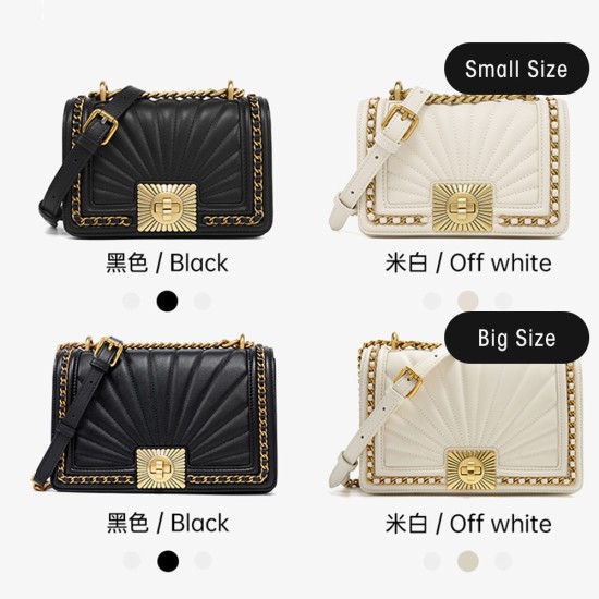 Armpit bag Women's leather single shoulder crossbody chain phone small square bag