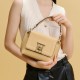 Leather womens handbag, single shoulder crossbody bag, small square bag - Memoo.com