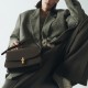 Sheepskin crossbody shoulder bag Calfskin inner envelope bag - Memoo.com