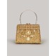 Evening Bag Gold Rhinestone Clutch Bag  Women's Handbag Chain Crossbody Bag