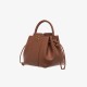 Versatile bucket bag, crossbody bag, drawstring bag, leather handbag - Memoo.com