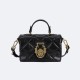 Meiji womens bag leather diamond check crossbody handbag - Memoo.com