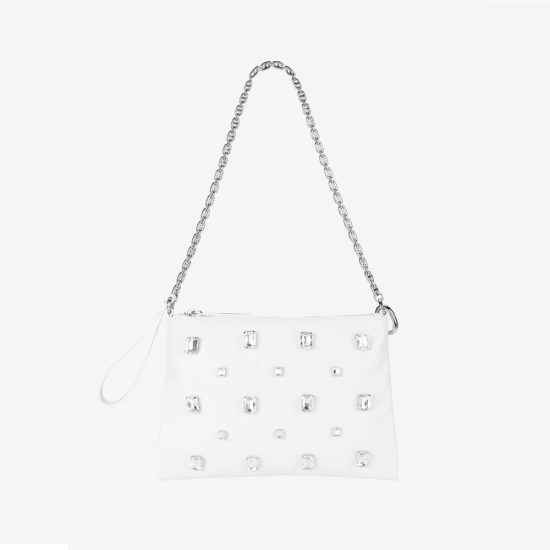 White design willow nail small handbag - Memoo.com