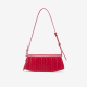 Fashionable and elegant peach red womens handbag - Memoo.com