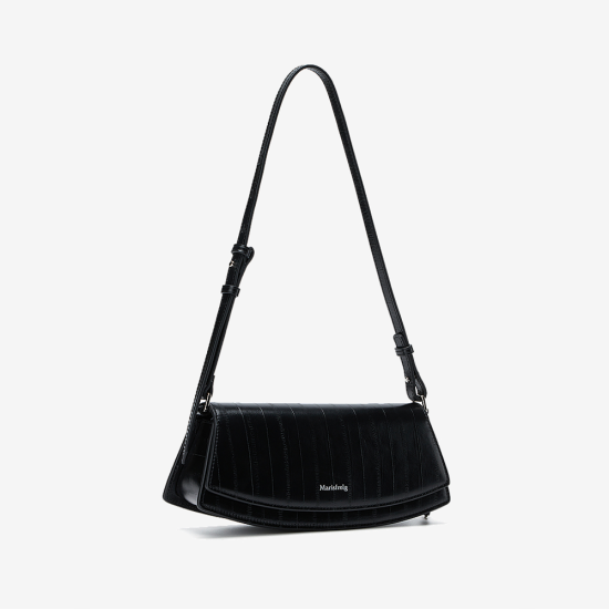 Fashionable and elegant black women's handbag