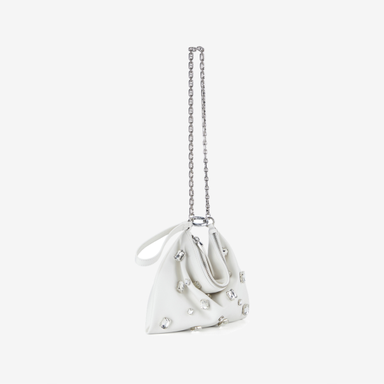 White design willow nail small handbag - Memoo.com