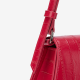 Fashionable and elegant peach red womens handbag - Memoo.com