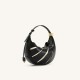 Black Hollow Shoulder Bag Handheld Womens Bag - Memoo.com