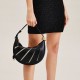 Black Hollow Shoulder Bag Handheld Womens Bag - Memoo.com