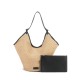 Grass woven beach bag with large capacity tote - Memoo.com