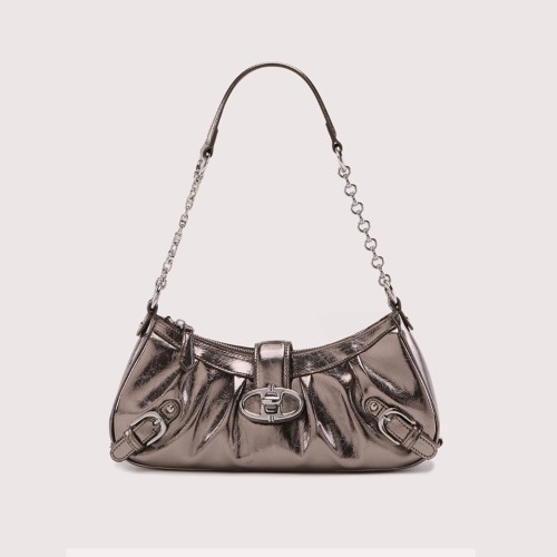 prada brushed leather shoulder bag