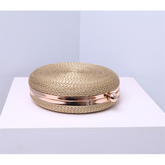 Round box rope acrylic shaped handbag