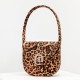 Handbag, leopard print womens bag, hand-held bag, single shoulder womens bag - Memoo.com