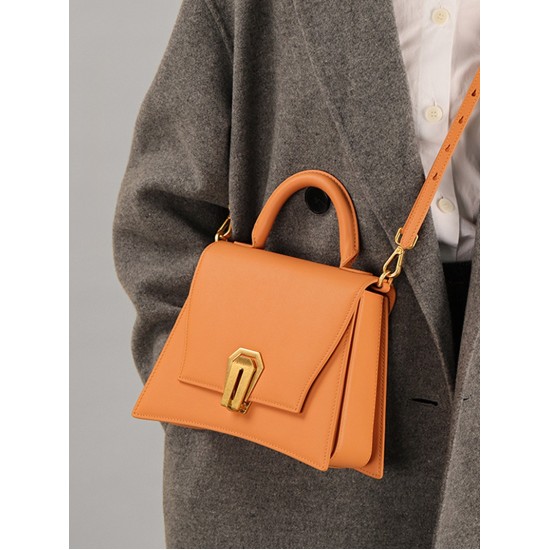 Keychain Series Large Retro Handheld Diagonal Cross Womens Bag - Memoo.com