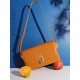 Baguette bag Keychain shoulder bag Women's leather underarm bag