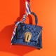 Keychain series leather retro handbag crossbody woman - Memoo.com