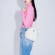 Sheepskin cloud backpack French crossbody women's bag