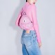 Sheepskin cloud backpack French crossbody women's bag