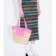 Woven large capacity tote bag with French top layer cowhide and grass woven handbag - Memoo.com