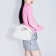 Small sheepskin cloud dumpling bag French hand-held crossbody bag for women