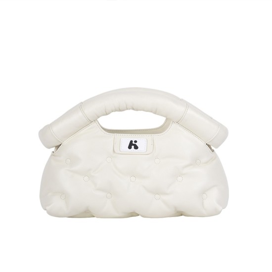 Small sheepskin cloud dumpling bag French hand-held crossbody bag for women