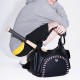 Pocket baseball bag, French style large capacity shoulder bag, sports womens handbag - Memoo.com