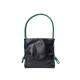 Explosion pattern knotted tote bag French top layer cowhide single shoulder womens bag - Memoo.com