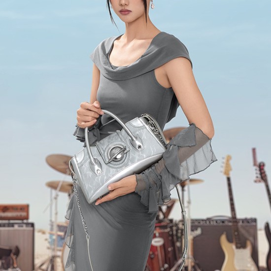 Crossbody bag, female niche design, motorcycle handbag