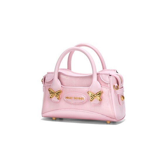 Twin butterfly small handbag with niche design crossbody bag - Memoo.com