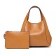 Basket bucket bag Leather handbag women's shoulder bag crossbody bag