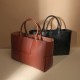 Large capacity tote bag with top layer cowhide - Memoo.com