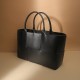 Large capacity tote bag with top layer cowhide - Memoo.com