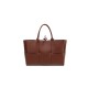 Large capacity tote bag with top layer cowhide - Memoo.com