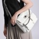 Meiji womens bag leather diamond chain underarm bag small fragrance crossbody bag - Memoo.com