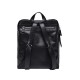 Leather backpack travel bag for men and women