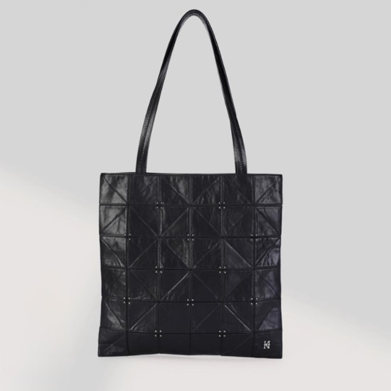 Leather leisure shopping bag, tote bag, shoulder bag - Memoo.com