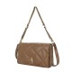 Leather light luxury diamond grid single shoulder armpit bag, commuting bag, crossbody bag, tote bag - Memoo.com