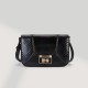 Crossbody bag, patchwork leather, silver shoulder bag, commuting bag - Memoo.com