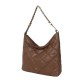 Leather Lingge Tote Bag Shoulder Bag Commuter Bag - Memoo.com