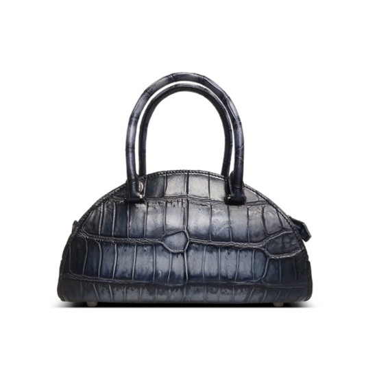 Alligator leather hand-rubbed seashell-stained shoulder bag for women - Memoo.com