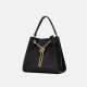 Leather top layer cowhide bucket bag Crossbody shoulder bag Tote bag Womens large basket bag - Memoo.com