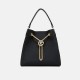 Leather top layer cowhide bucket bag Crossbody shoulder bag Tote bag Womens large basket bag - Memoo.com