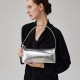 Super soft leather baguette oil wax leather underarm crossbody bag - Memoo.com