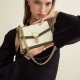 Leather envelope bag, armpit bag, womens shoulder bag, crossbody bag, chain small square bag - Memoo.com