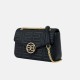 Leather chain bag versatile cowhide shoulder crossbody bag small square bag for women