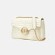 Leather chain bag versatile cowhide shoulder crossbody bag small square bag for women